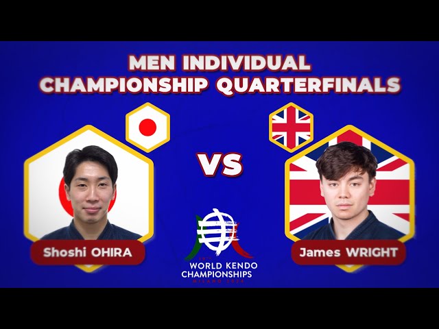 19th World Kendo Championships: Men Individual Quarter-Finals