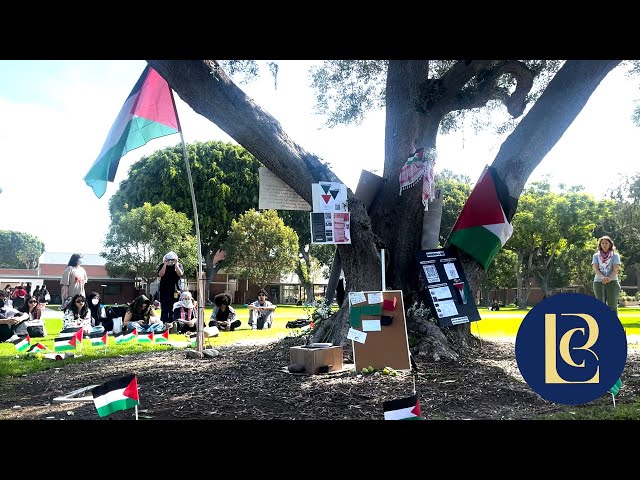 CSULB students hold vigil on first anniversary of Israel-Palestine conflict