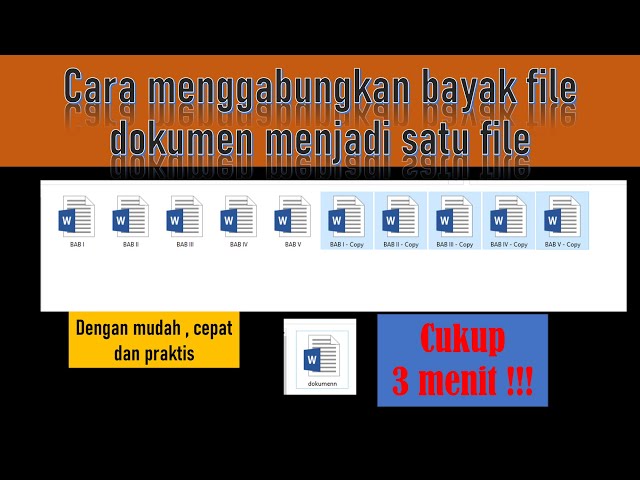 cara menggabungkan file word menjadi satu tanpa merubah halaman