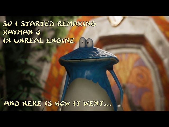 It took me 8 months to make this | Rayman 3 Remake Unreal Engine reveal Gameplay