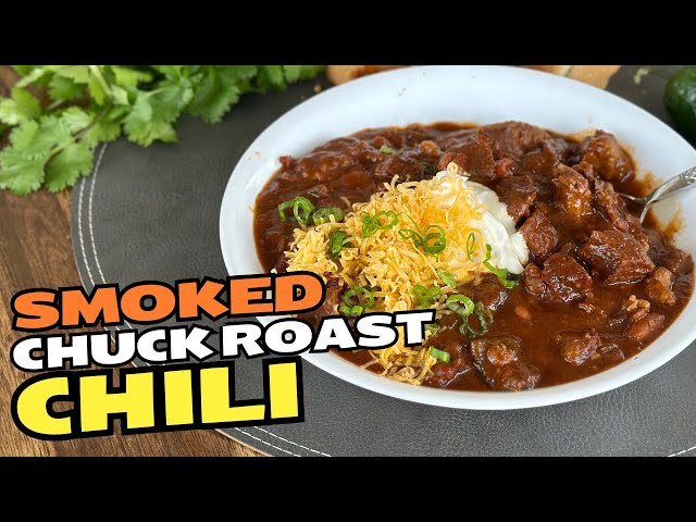 This SMOKED Chuck Roast Chili is the REAL DEAL!