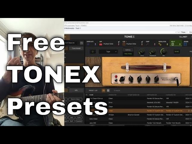 Loving the Tonex Update: 10 FREE presets.