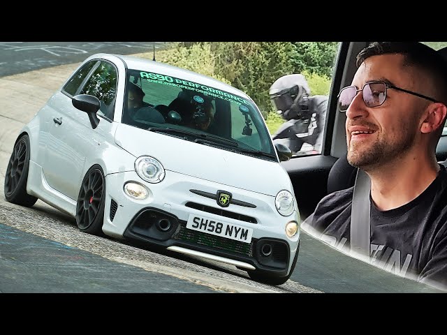 Modified Abarth Turbo Goes Psh Psh // Nürburgring