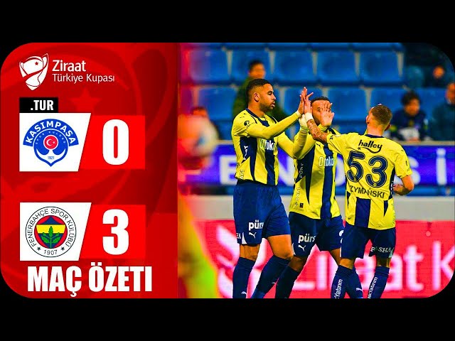 Kasımpaşa Fenerbahçe (0-3) Highlights/Özet | Türkiye Kupası 2024/25