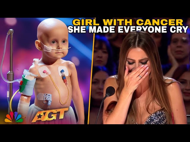 No One Can Hold Back Their Tears! Little Girl With Cancer | She Rocked Got Talent 2025