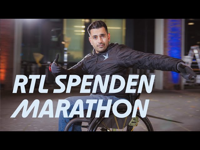 RTL Spendenmarathon 2024 - 24 Stunden Rollstuhl-Fahren