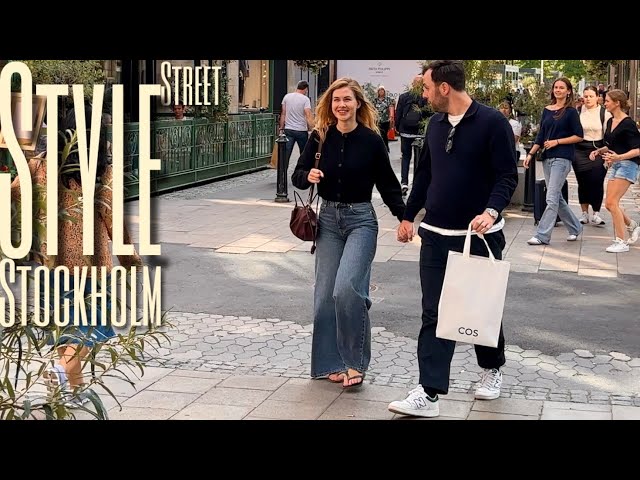 Beautiful Stockholm Street Fashion | Early Autumn Fashion Trends 2024 | Swedish Street Style