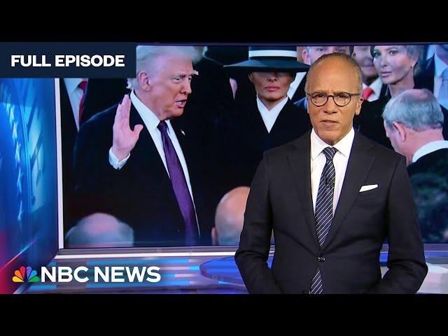 Nightly News Full Episode - Jan. 20