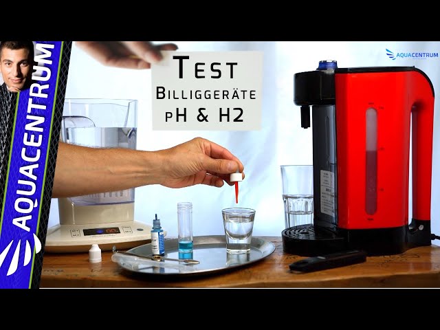 eBay Wasserstoffwasser Generator Test | gelöster Wasserstoff, pH Wert Vergleich mit Leitungswasser