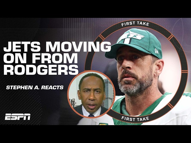 🚨 Stephen A.‘s INSTANT REACTION to the Jets MOVING ON from Aaron Rodgers 🚨 | First Take