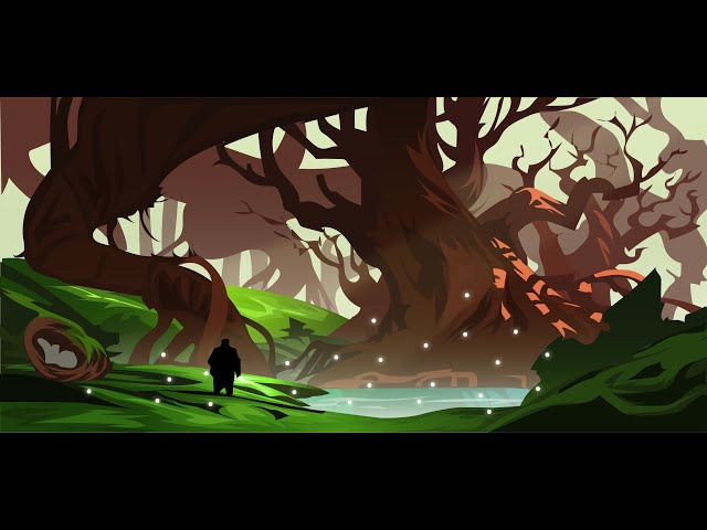 Digital Art Tutorial| Fantasy Art| Landscape Painting #digitalart #adobeillustrator