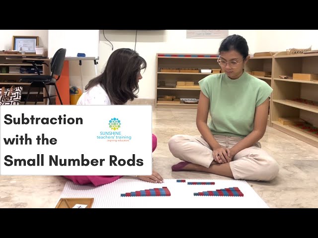 Subtraction with the Small Number Rods