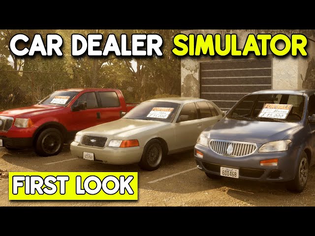 This Car Dealership Game Is PROMISING! (Car Dealer Simulator)