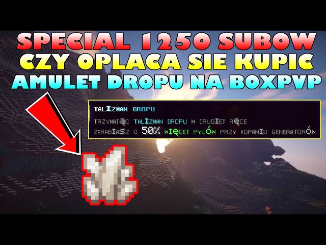 CZY OPLACA SIE KUPIC AMULET DROPU NA BoxPvP? | BOOST EKONOMII | LOSOWANIE KASY! | SPECIAL 1250 SUB |