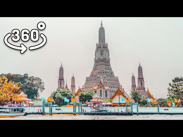 Wat Arun Temple of Dawn Bangkok (Interactive View/360 Camera)