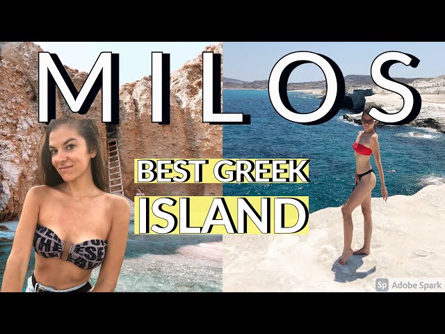 MILOS GREECE VLOG - Sarakiniko beach, Adamas, Firiplaka #Milos #Greece