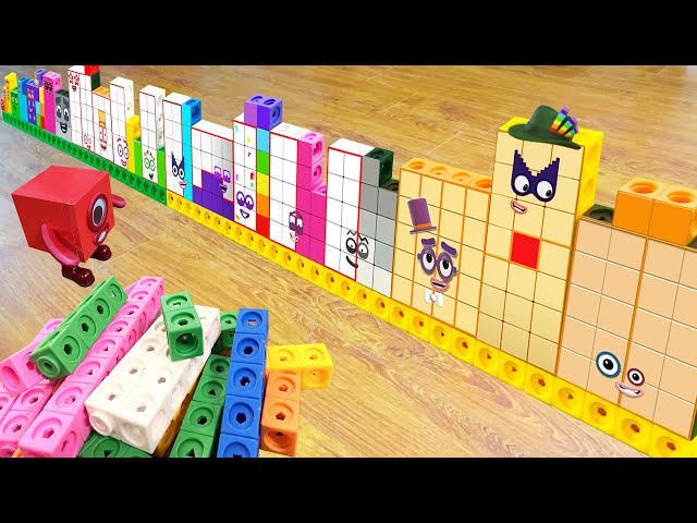 DIY Numberblocks Mathlink Cube 1 to 22 ★ Numberblocks Cube ASMR ★ #ASMR #numberblocks