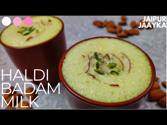 HALDI BADAM MILK Healthy Drink Recipe | Jaipur Jaayka