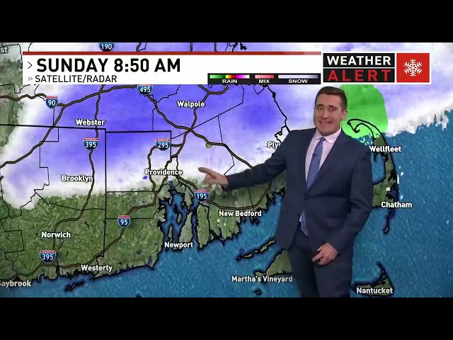 Snow showers early, then partly sunny