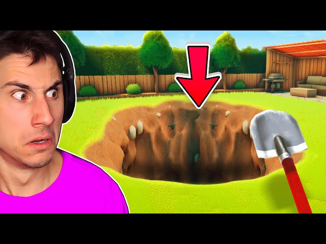 I Dug the World's BIGGEST HOLE in my Yard!