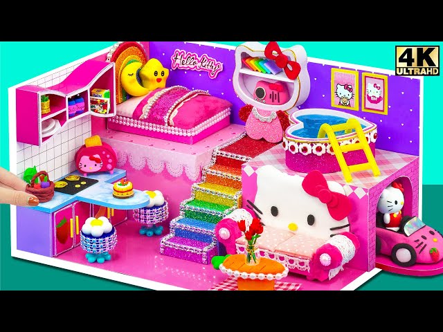 Build Hello Kitty Magic House - Create Your Own Fairy Tale World | DIY Miniature Cardboard House