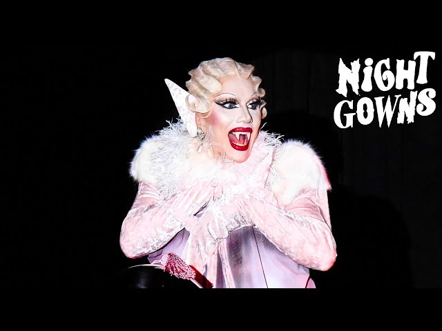 Sasha Velour "Can't Get You Out Of My Head" (bat) at NightGowns, February 2023