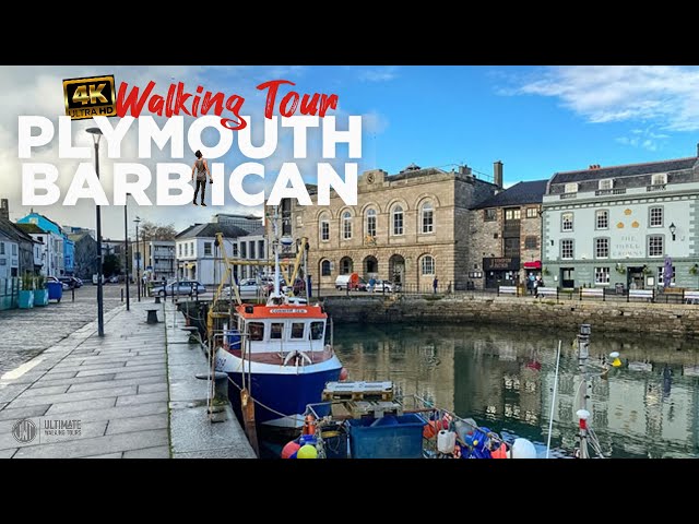 Discover Plymouth Barbican | 4K Walking Tour | Must-See UK