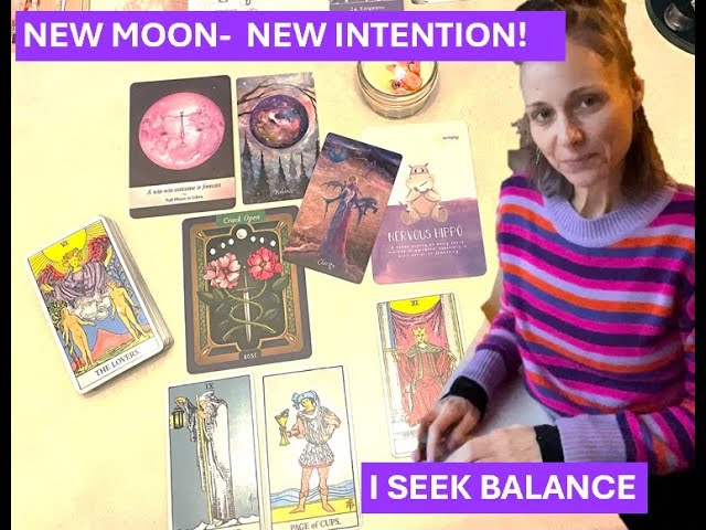 🌑NEW MOON NEW INTENTION! 🙌😘 BALANCE It’s the message over and over ...⚖️