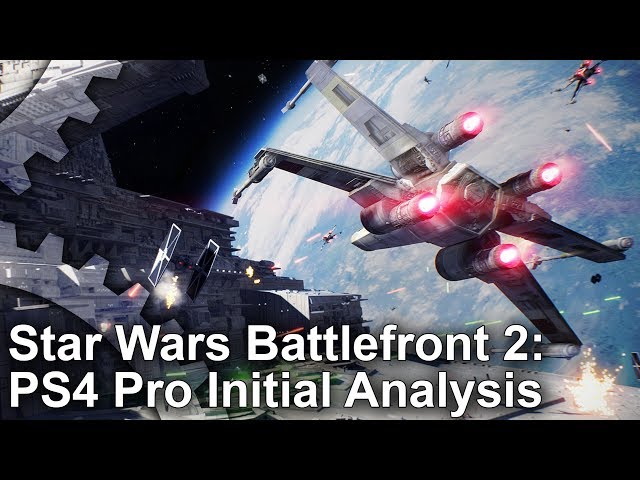 Star Wars Battlefront 2: PS4 Pro First Look and Pre-Alpha Frame-Rate Analysis!