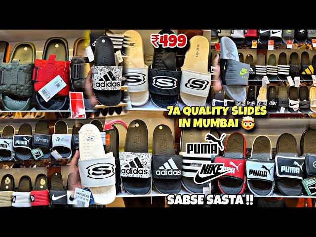 7a Quality Articles 😱| First Copy Flip Flops & Slides Just ₹299 | Branded MasterCopy Shoes In Mumbai