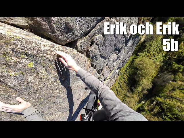 The perfect beginner route: Erik och Erik (5b), Sibräcka | POV Sport Climbing