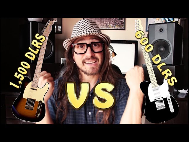 Guitarra barata VS Guitarra cara - Fender 600 Dlr VS Fender 1,500 Dlrs ¿Cuál es mejor? - HIPSTER