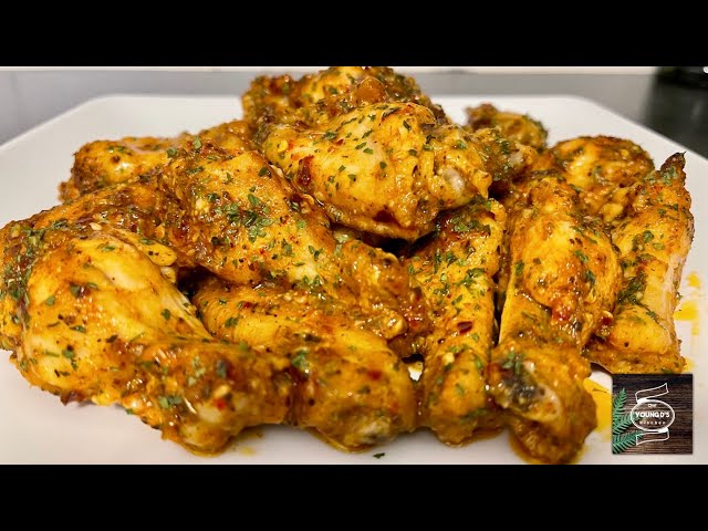 Lemon Pepper Wings Recipe | Delicious Oven Baked Style