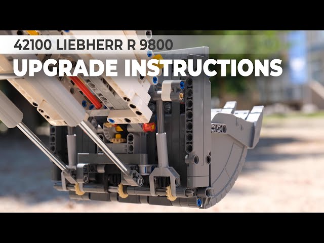 42100 Liebherr R 9800 Excavator MOD with 2 x BuWizz 3.0 Pro bricks (VIDEO INSTRUCTIONS)