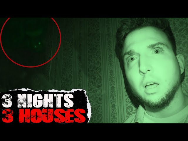 OVERNIGHT in UK's 3 MOST HAUNTED HOUSES (Terrifying Paranormal Activity)