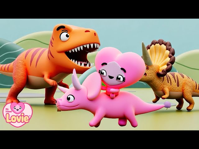 My Friend Lovie | Lovie's dinosaur adventure 🦖 | Videos for Kids #cartoonsforkids #dinosaur