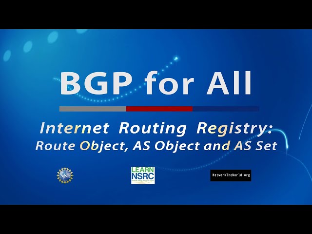 Internet Routing Registry: Route Object, AS Object and AS Set