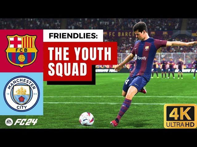 FC 24 - BARCELONA VS MANCHESTER CITY | FRIENDLIES [4K]