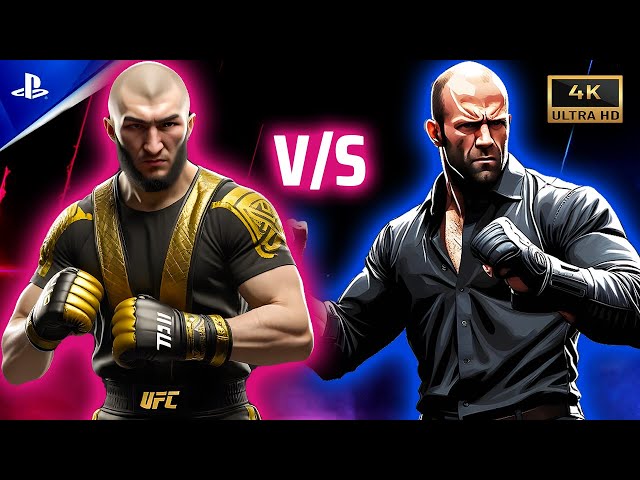 Jason Statham vs Khamzat Chimaev in the Ultimate UFC Showdown