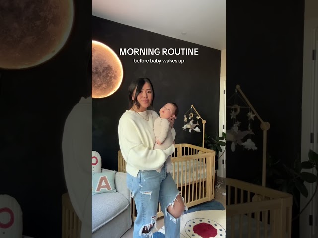 The best morning routine! follow for more productive mama tips #momsoftiktok #motherhood