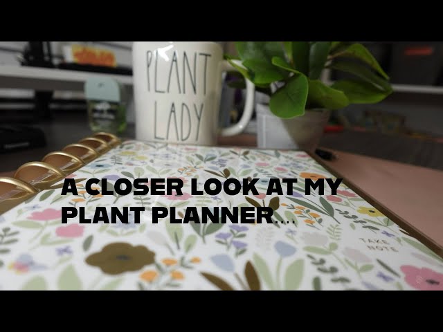 A LOOK AT MY PLANT PLANNER! |UPDATED |FOR YOU ANNETTE | LEARNING AS I GROW |HOUSE PLANTS |INDOOR