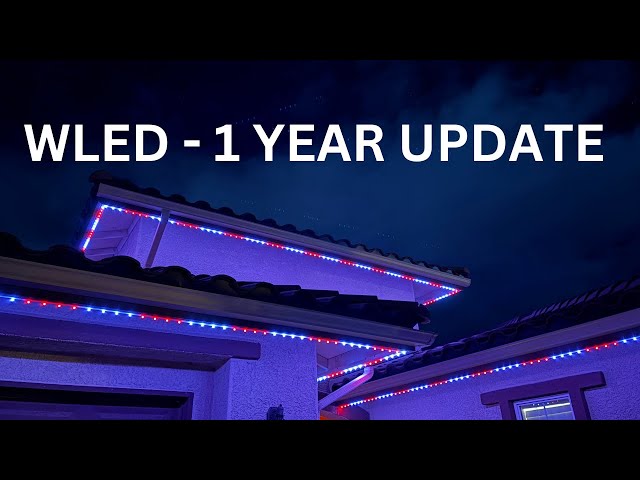 Permanent Holiday Lights 1 Year Update