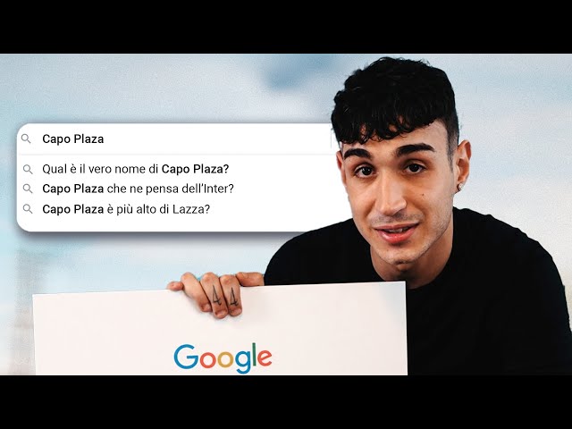 CAPO PLAZA RISPONDE alle DOMANDE PIÙ CERCATE su di lui 😈🔎