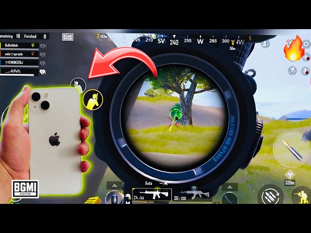 iPhone 13 Smooth+60 FPS😍/IOS 18.1 PUBG BGMI TEST 2024 BEST LIVIK GAMEPLAY 🔥