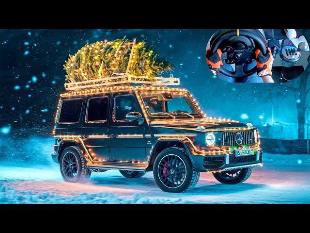 Driving Home for Christmas in a G-Wagon AMG in CarX Street