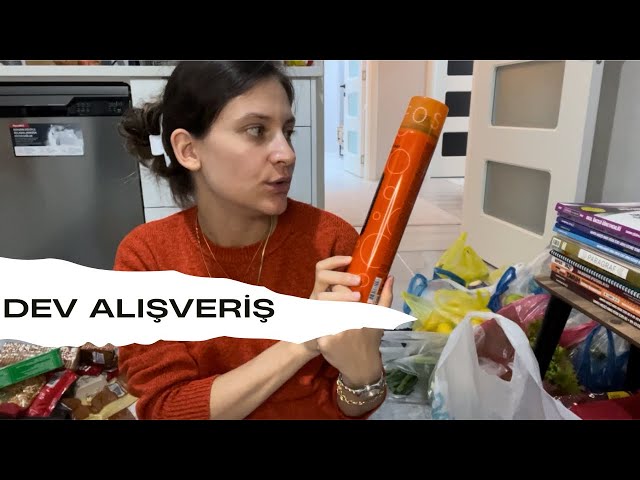 MARKET ALIŞVERİŞİM | KIZIMA NELER ALDIM | UZUN SÜRE ALIŞVERİŞ YAPMAYI DÜŞÜNMÜYORUM 😂 #alışveriş