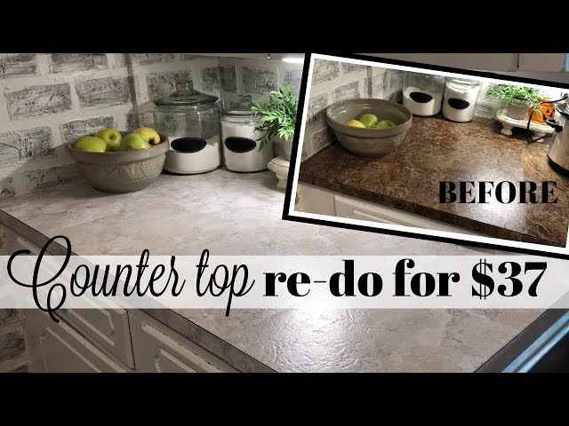 COUNTER TOP RE-DO FOR $37!!