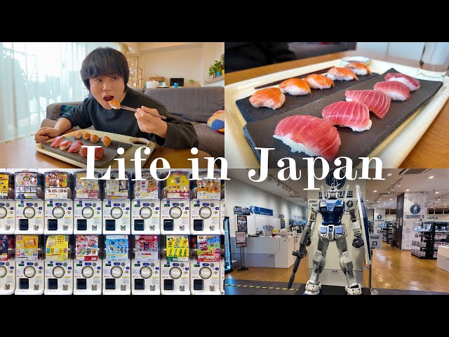 Japanese Holiday Vlog 🇯🇵 Making Homemade Sushi 🍣 Hugest Gachapon Store & Shopping Adventure! ⛩️