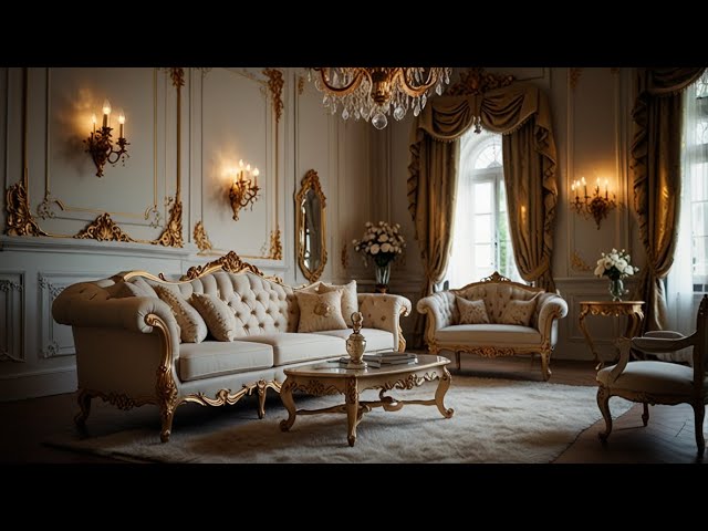 Rococo Interior Design Ideas for an Elegant Living Room