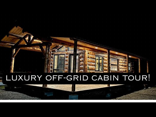 Luxury off grid Log Hunting cabin!